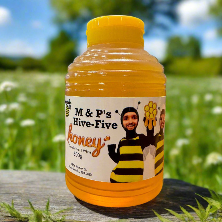 Honey！ Pure Canadian Wildflower Honey - Squeeze Bottle (500 g) – M&P Apiary
