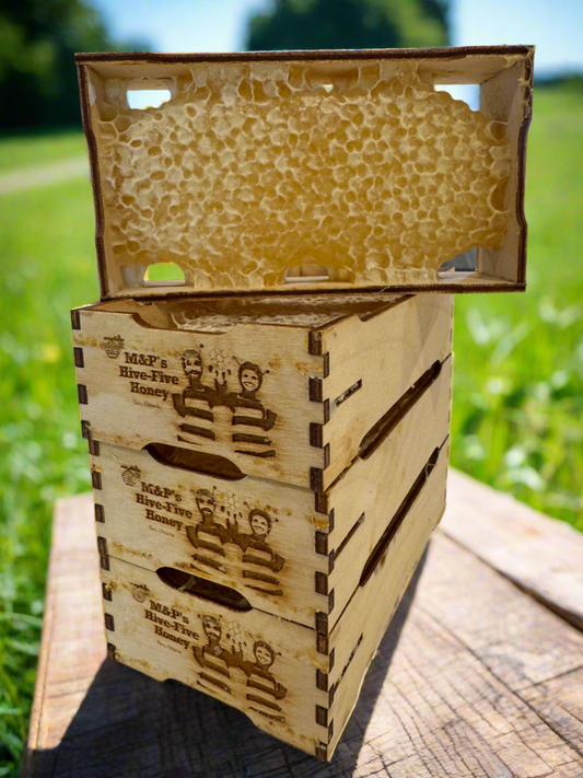 Honeycomb Box - Pure, Unfiltered, Raw Comb Honey